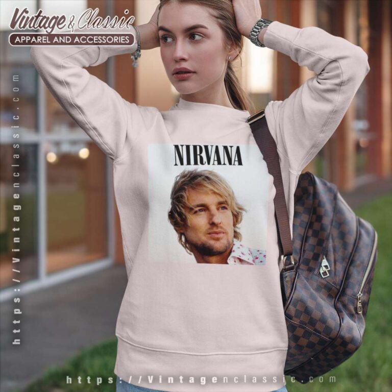 Nirvana Owen Wilson Sweatshirt Nirvana Owen Wilson Sweatshirt