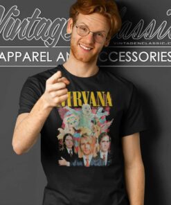 Nirvana Rock Band All Album Cover T Shirt