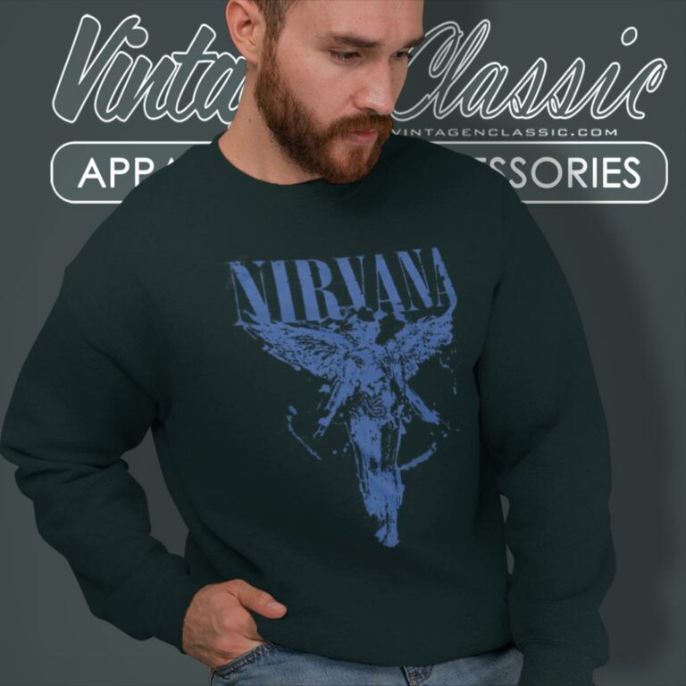 Nirvana Shirt In Utero Angel Splatter Blue 2024 Sweatshirt Nirvana Shirt In Utero Angel Splatter Blue 2024 Sweatshirt