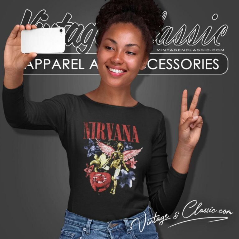 Nirvana Shirt In Utero Graphic Long Sleeve Tee Nirvana Shirt In Utero Graphic Long Sleeve Tee