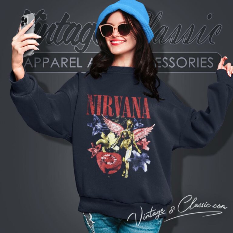 Nirvana Shirt In Utero Graphic Sweatshirt Nirvana Shirt In Utero Graphic Sweatshirt