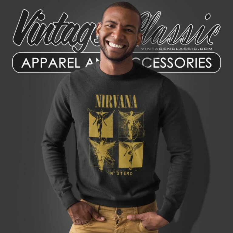 Nirvana Shirt In Utero Sketch Sweatshirt Nirvana Shirt In Utero Sketch Sweatshirt