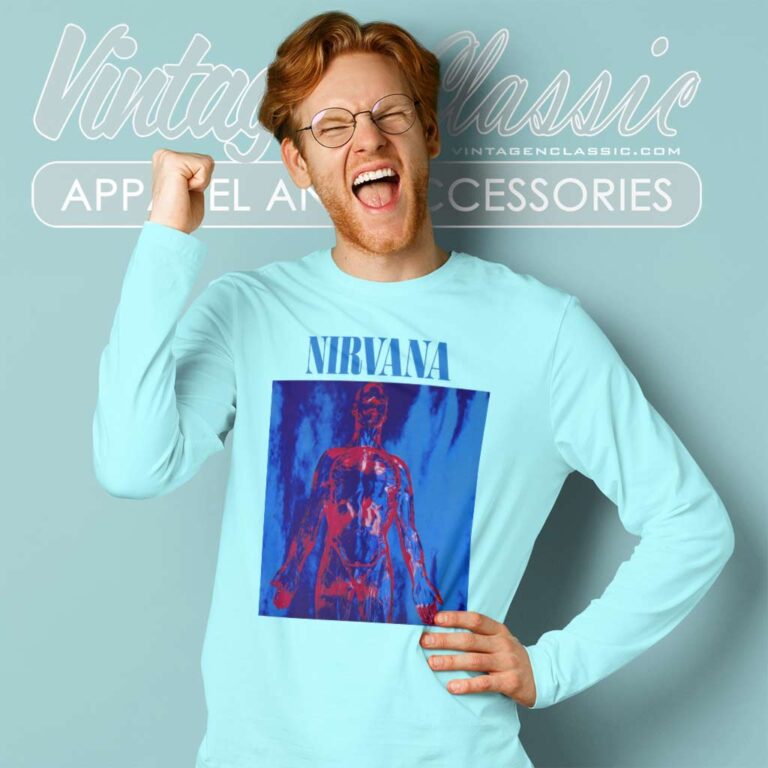 Nirvana Silver Kurt Long Sleeve Tee Nirvana Silver Kurt Long Sleeve Tee
