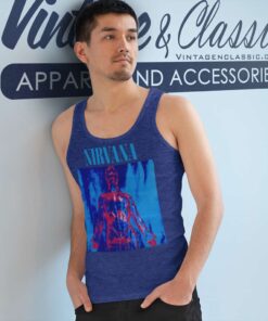 Nirvana Silver Kurt Tank Top Racerback