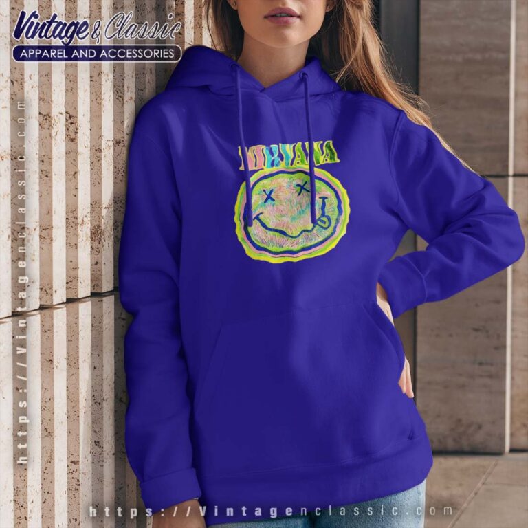 Nirvana Trippy Logo Hoodie Women Nirvana Trippy Logo Hoodie Women