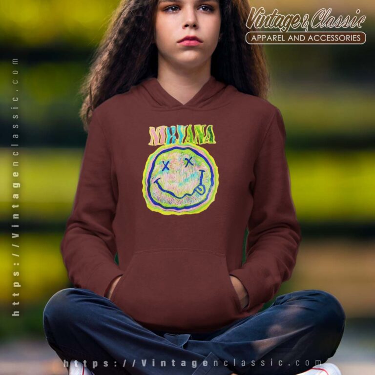Nirvana Trippy Logo Hoodie Youth Nirvana Trippy Logo Hoodie Youth