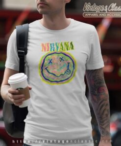 Nirvana Trippy Logo Tshirt