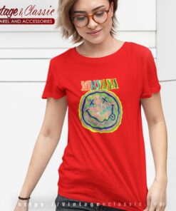 Nirvana Trippy Logo Tshirt Women