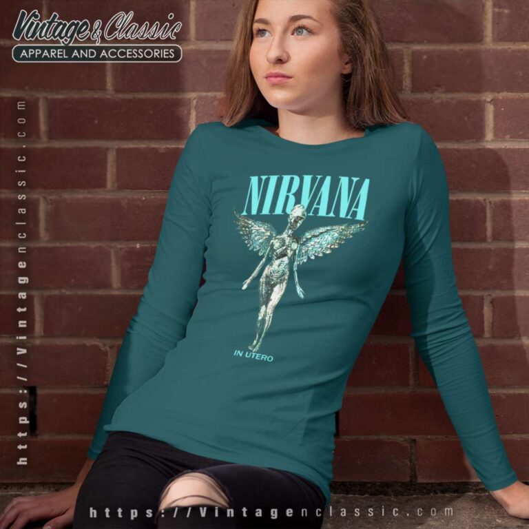 Nirvana Utero Tour Long Sleeve Tee Nirvana Utero Tour Long Sleeve Tee