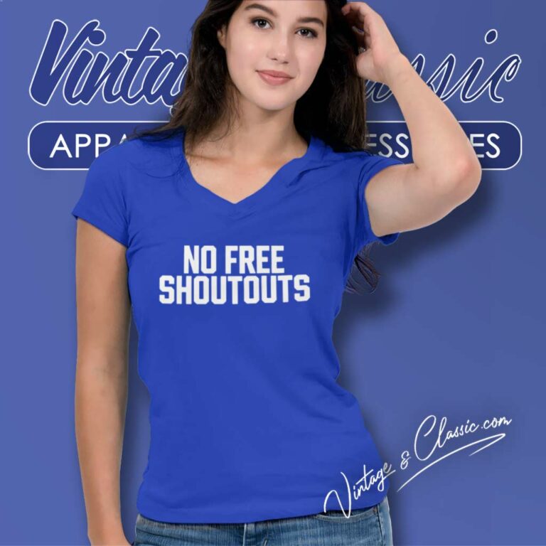 No Free Shoutouts Shirt Will Compton Nfl V Neck TShirt No Free Shoutouts Shirt Will Compton Nfl V Neck TShirt