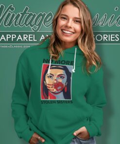 No More Stolen Sister Indigenous Red Hand Shirt Hoodie