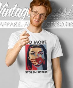 No More Stolen Sisters Indigenous Red Hand Shirt
