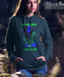 No Time To Die Billie Eilish Blue Wall Poster Shirt 4 No Time To Die Billie Eilish Blue Wall Poster Hoodie