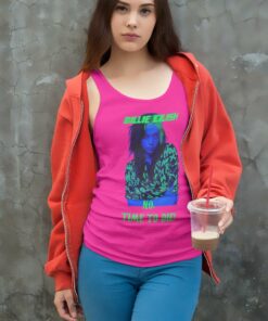 No Time To Die Billie Eilish Blue Wall Poster Shirt 6 No Time To Die Billie Eilish Blue Wall Poster Tank Top Racerback