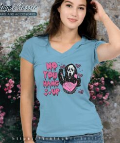 No You Hang Up Halloween Shirt 4 No You Hang Up Halloween Shirt V Neck TShirt
