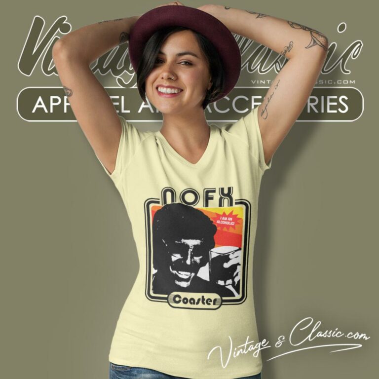 Nofx Alcoholic V Neck TShirt Nofx Alcoholic V Neck TShirt