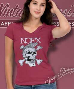 Nofx All Over V Neck TShirt