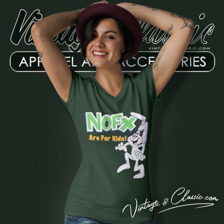 Nofx Are For Kids V Neck TShirt Nofx Are For Kids V Neck TShirt