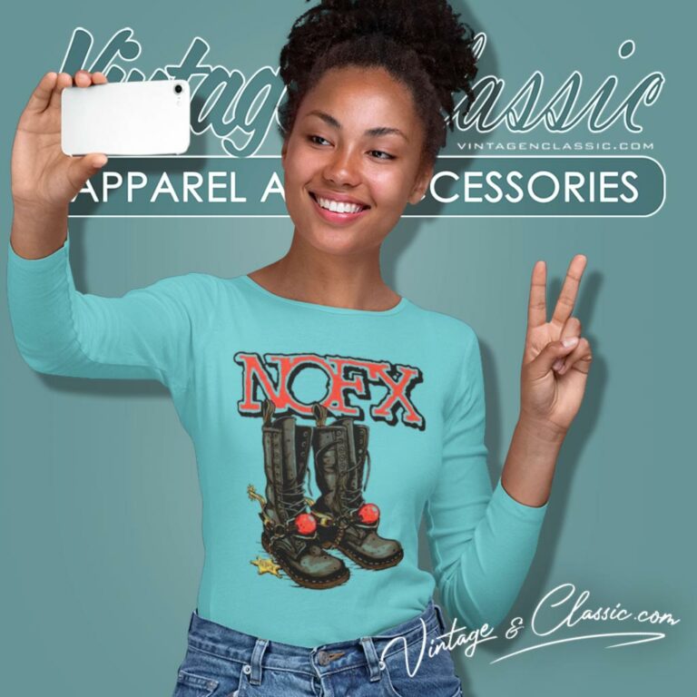 Nofx Boots Long Sleeve Tee Nofx Boots Long Sleeve Tee