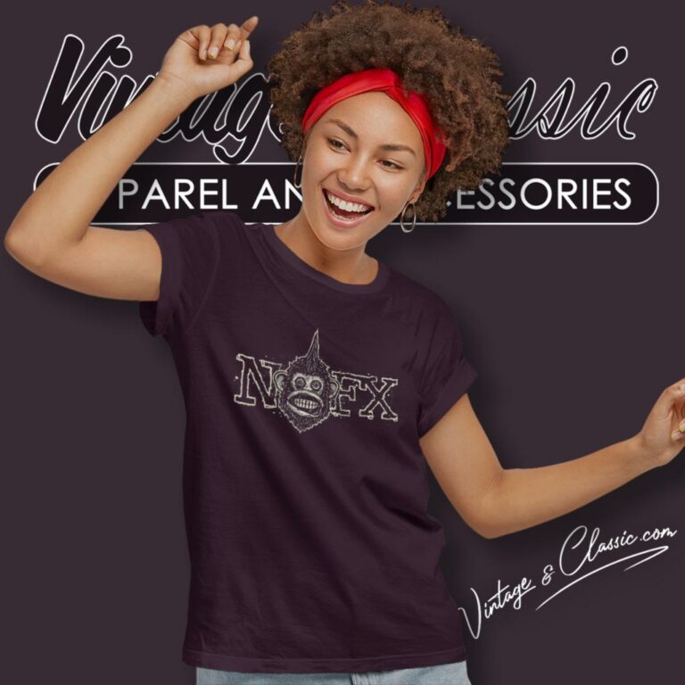Nofx Chimp Women T Shirt Nofx Chimp Women T Shirt