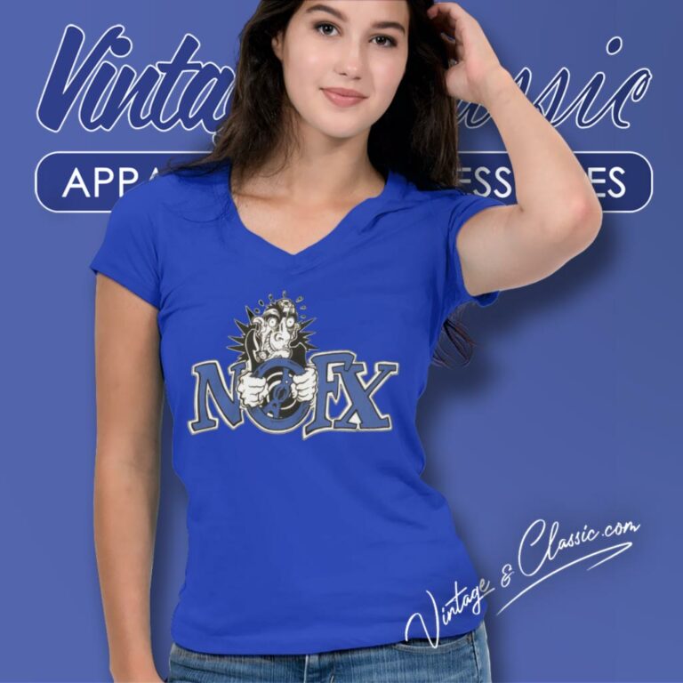 Nofx Fat Wreck Chords Skate V Neck TShirt Nofx Fat Wreck Chords Skate V Neck TShirt