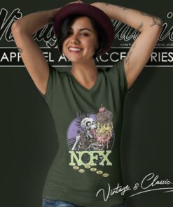 Nofx Final Tour V Neck TShirt 1
