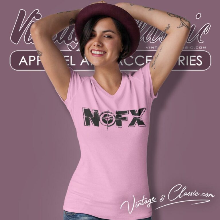 Nofx Logo V Neck TShirt Nofx Logo V Neck TShirt