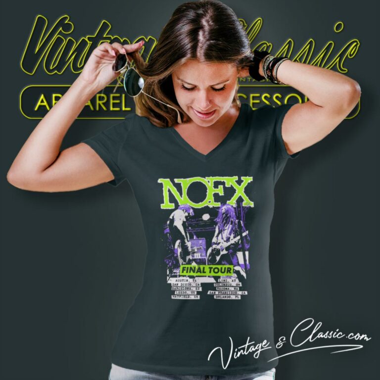 Nofx Mike And Melvin V Neck TShirt Nofx Mike And Melvin V Neck TShirt