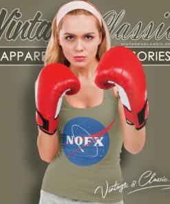 Nofx Nasa Crest Tank Top Racerback