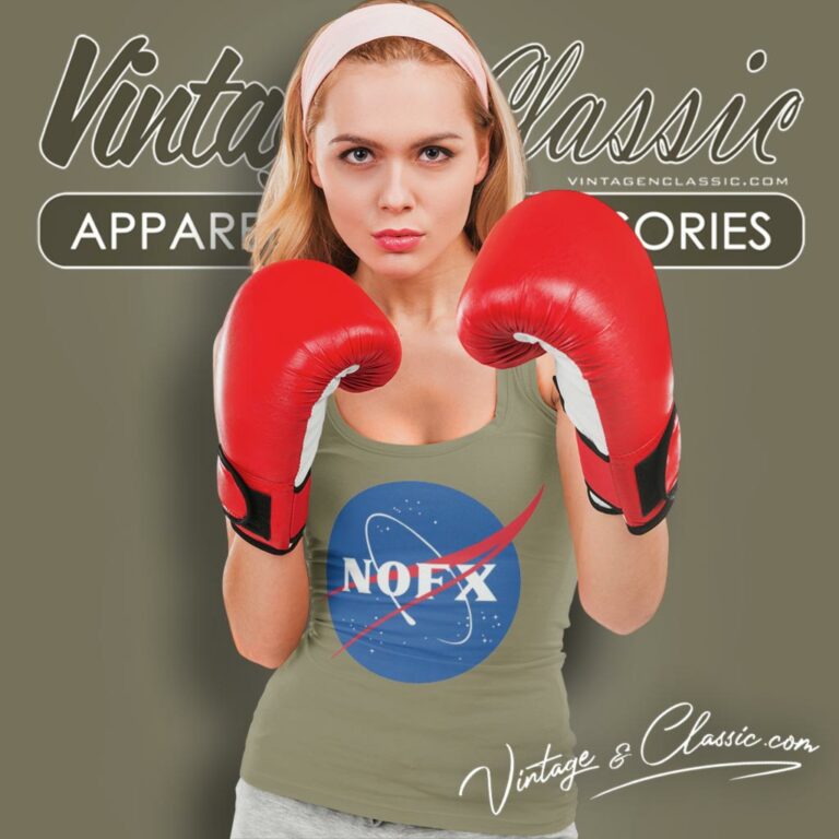 Nofx Nasa Crest Tank Top Racerback Nofx Nasa Crest Tank Top Racerback