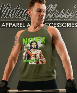 Nofx Never Trust A Hippy Tank Top Racerback 1