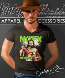 Nofx Never Trust A Hippy V Neck TShirt 1