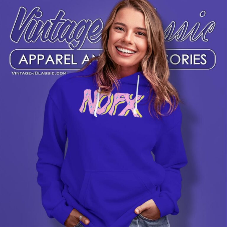 Nofx Pink Logo Hoodie Nofx Pink Logo Hoodie