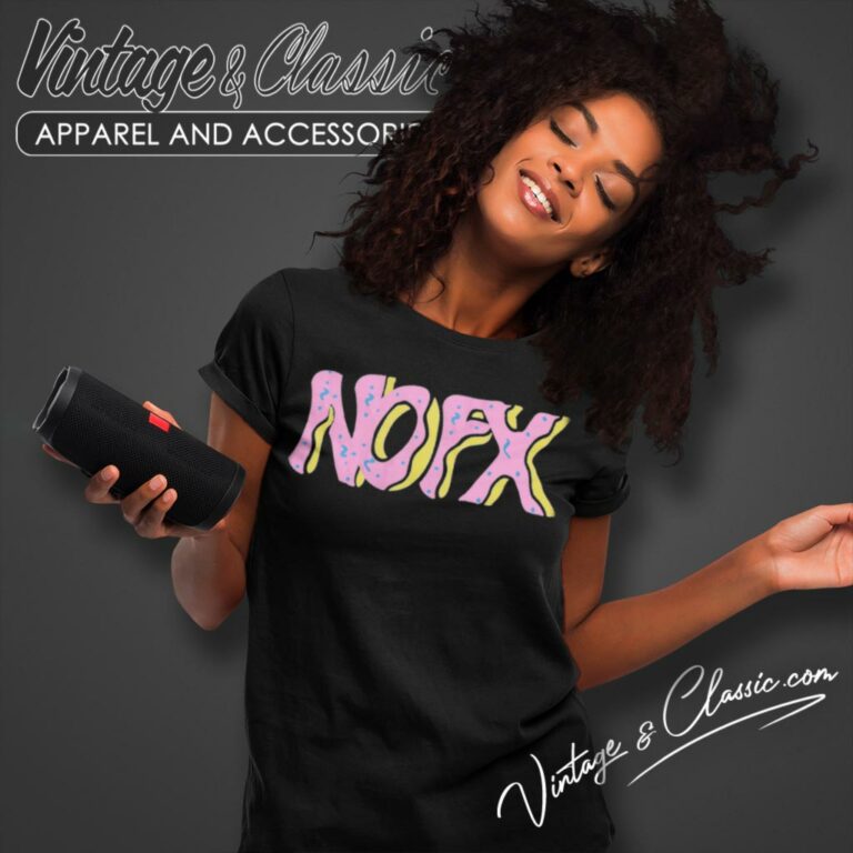 Nofx Pink Logo Women T Shirt Nofx Pink Logo Women T Shirt