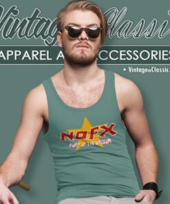 Nofx Pump Up The Valuum Tank Top Racerback