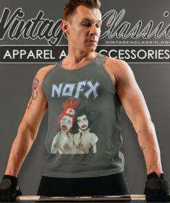 Nofx Pump Up The Valuum World Tank Top Racerback