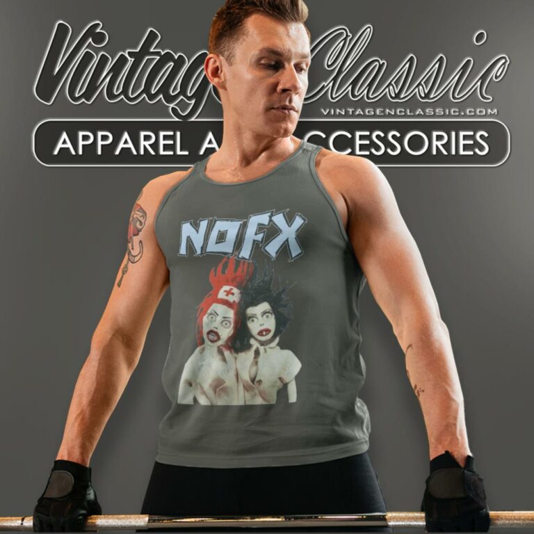 Nofx Pump Up The Valuum World Tank Top Racerback Nofx Pump Up The Valuum World Tank Top Racerback