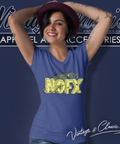 Nofx Rat And Cheese V Neck TShirt 1