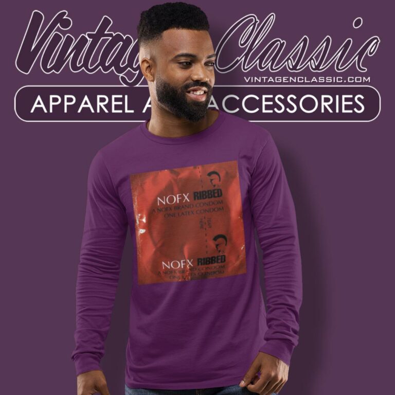 Nofx Ribbed Condom Epitaph Long Sleeve Tee Nofx Ribbed Condom Epitaph Long Sleeve Tee