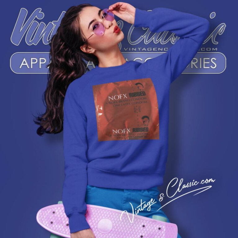 Nofx Ribbed Condom Epitaph Sweatshirt Nofx Ribbed Condom Epitaph Sweatshirt