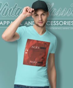 Nofx Ribbed Condom Epitaph V Neck TShirt