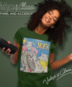 Nofx Ribbed Tour Women T Shirt