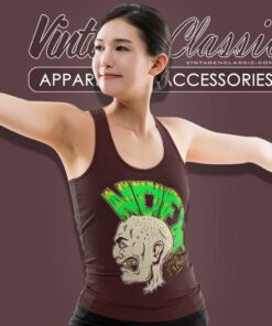 Nofx Rocker Head Mohawk Logo Tank Top Racerback