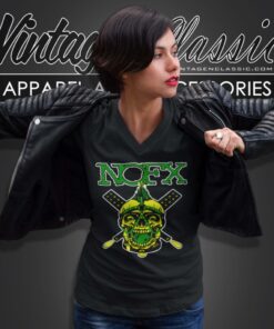 Nofx Skull Logo Shirt 5 Nofx Skull Logo V Neck TShirt