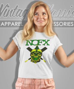 Nofx Skull Logo Shirt 6 Nofx Skull Logo Women T Shirt
