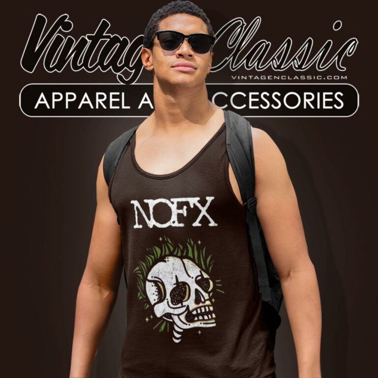 Nofx Skull Punk Tank Top Racerback Nofx Skull Punk Tank Top Racerback