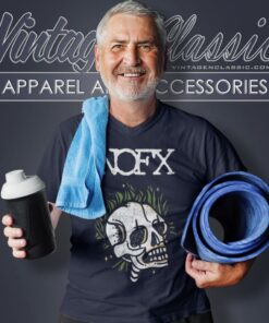 Nofx Skull Punk V Neck TShirt