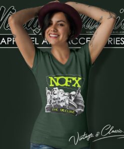 Nofx The Decline V Neck TShirt