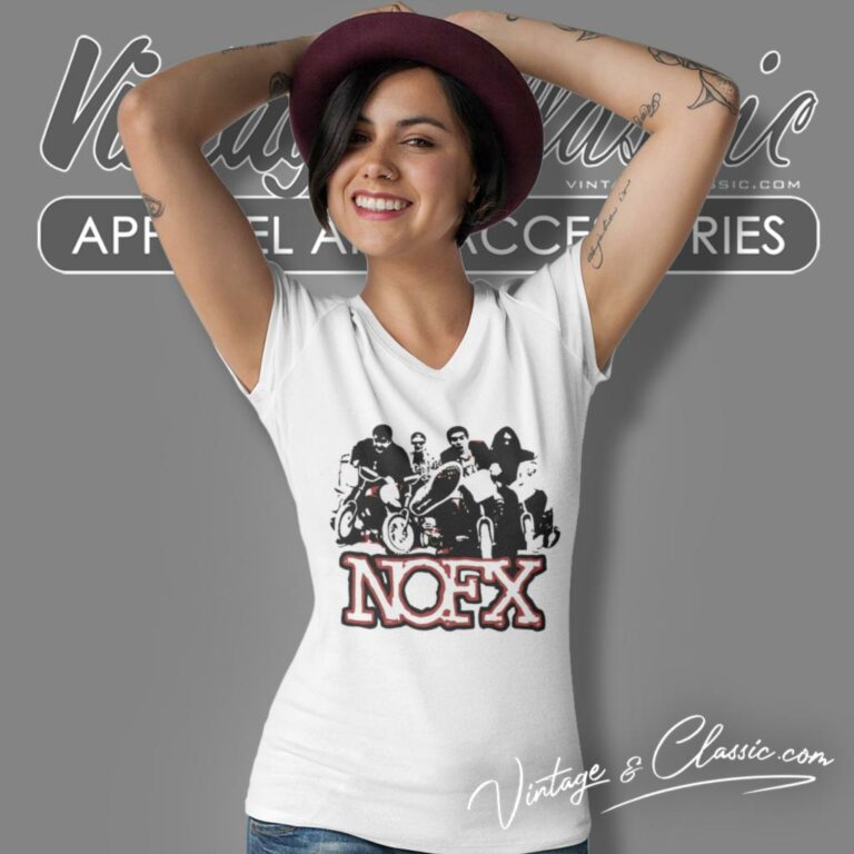Nofx The Motors V Neck TShirt Nofx The Motors V Neck TShirt