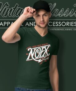 Nofx The Original Punk V Neck TShirt
